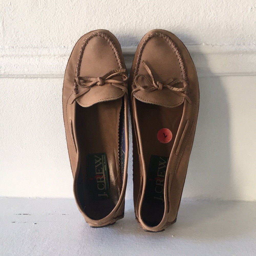 Vintage Leather J Crew Loafers